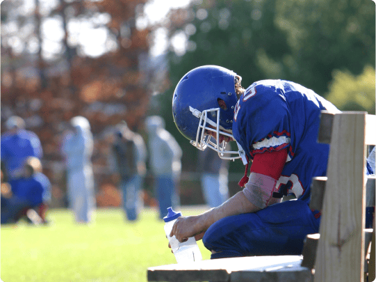 high school football player