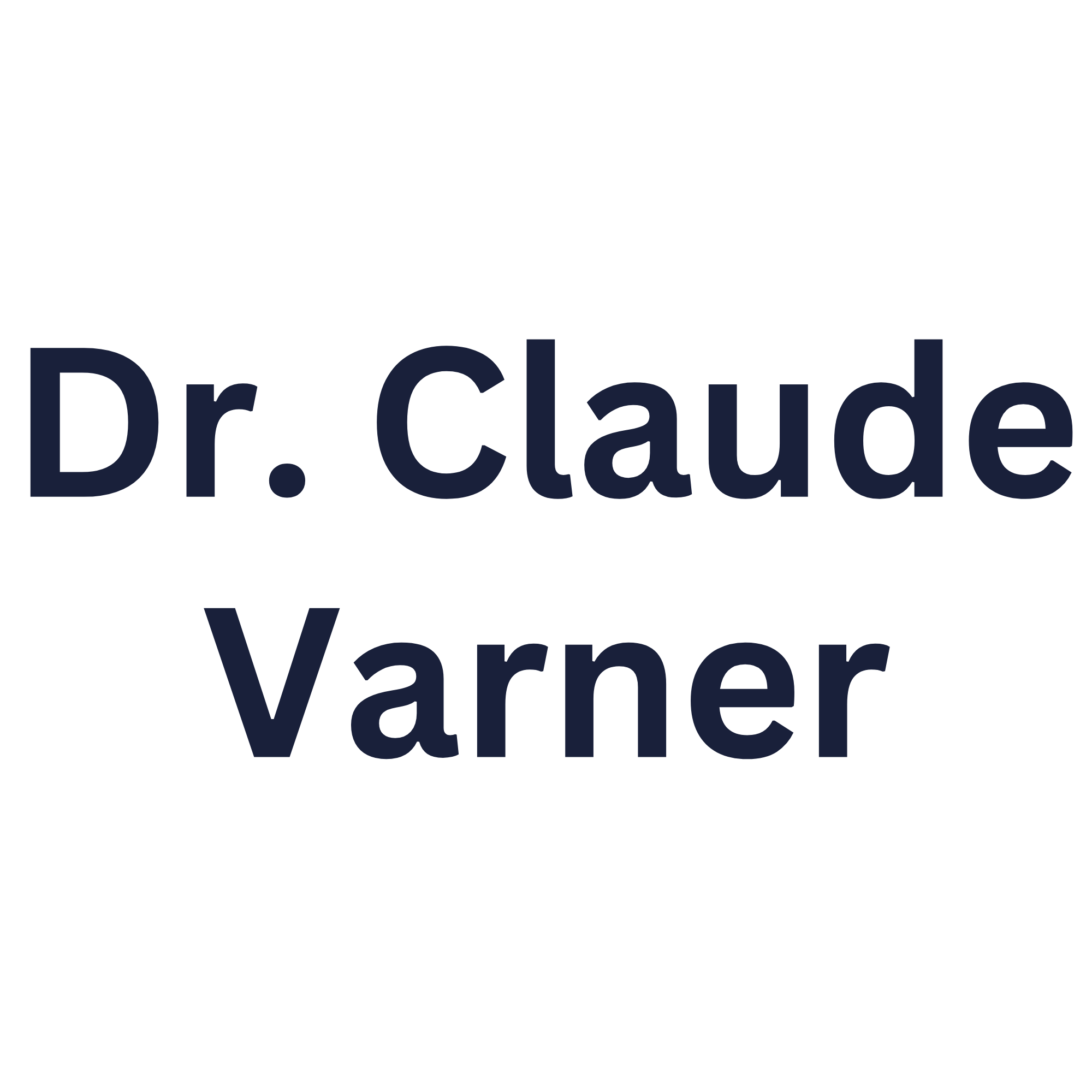 Dr. Claude Varner